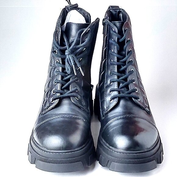 Aldo Montrose Women Combat Winter Ankle Bootie - Size 9m - Picture 1 of 11